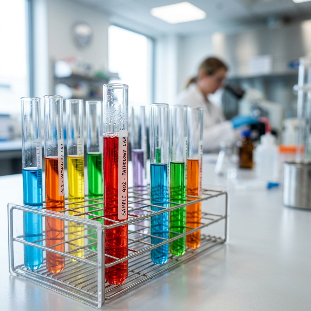 Pathology Lab - Test Tubes